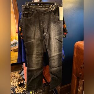 Revolt Jeans Black Straight Leg Women's Jeans